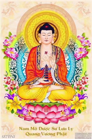 Tranh phật Tổ in lịch đẹp