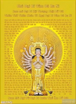 Tranh kinh Phật treo tường