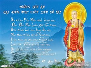 Tranh kinh Phật treo tường