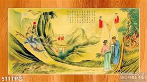 Tranh phật giáo thư pháp đẹp