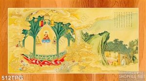 Tranh phật giáo nghệ thuật treo tường