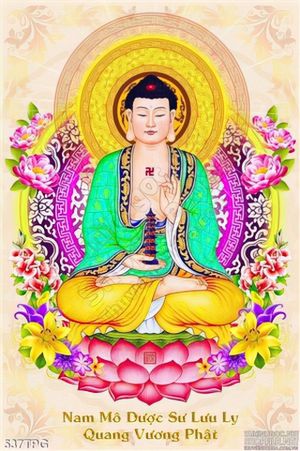 Tranh phật giáo in lịch đẹp