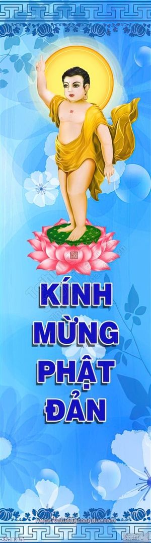 Tranh phật giáo mừng lễ phật Đản