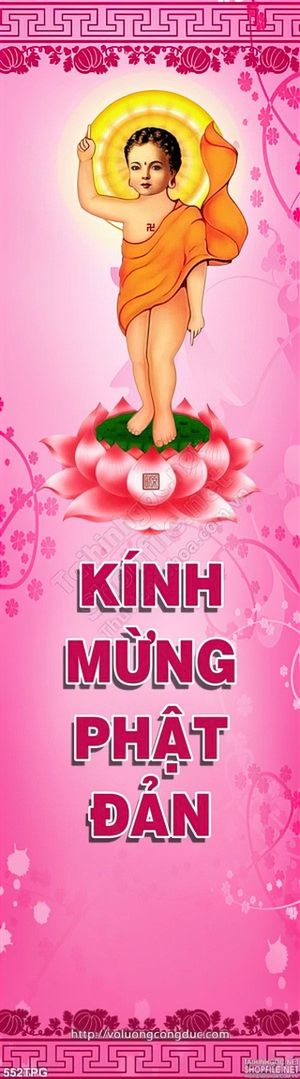 Tranh phật giáo mừng lễ phật Đản