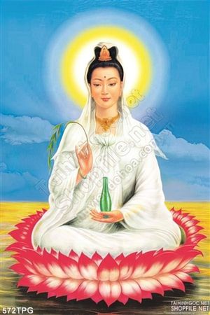 Tranh Quan Âm Bồ Tát đẹp