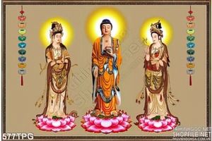 Tranh phật giáo thư pháp đẹp