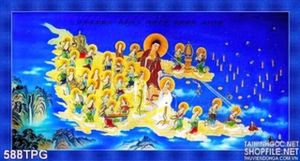 Tranh phật giáo nghệ thuật treo tường