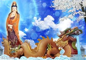 Tranh Phật pháp từ bi Quan Thế Âm Bồ Tát