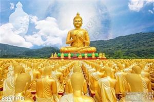 Tranh Kinh Phật chuyển luân thánh vương tu hành