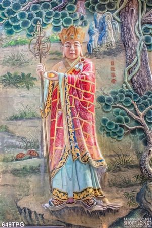 Tranh Phật Đường Tăng trang trí