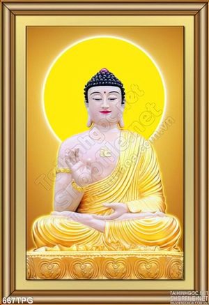 Tranh tượng Phật Tổ treo tường đẹp