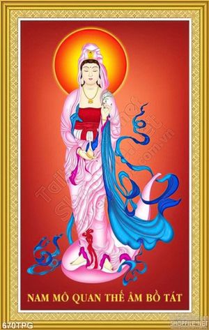 Tranh Phật Bà Quan Âm Bồ Tát