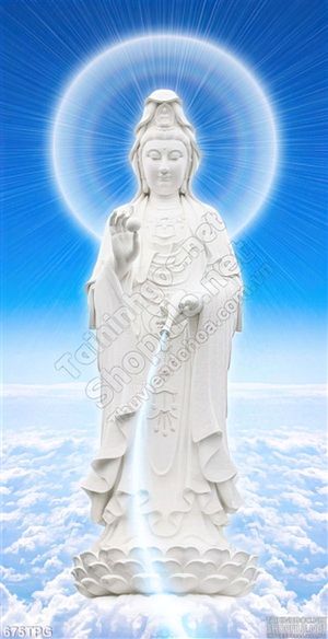 Tranh Phật Quan Âm Bồ Tát đẹp