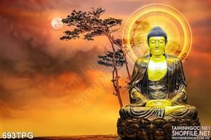 Tranh Tượng Phật 3D độc đáo