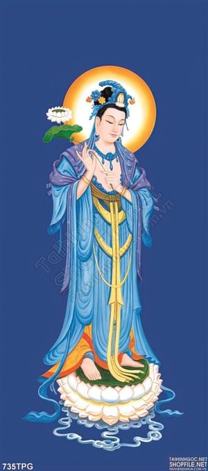 Tranh tượng Phật Đại Thế Chí Bồ Tát
