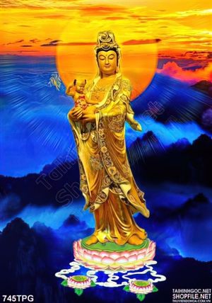 Tranh Phật in uv