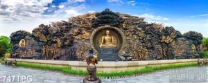 Tranh Phật điêu khắc trang trí
