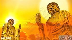 Tranh Phật dán tường