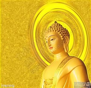 Tranh tượng Phật Tổ treo tường  3D