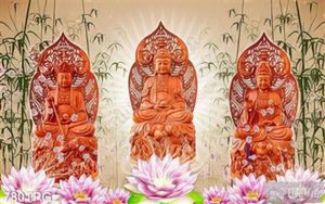 Tranh 3 vị Phật
