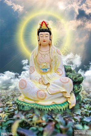 Tranh Phật Quan Thế Âm đại thế