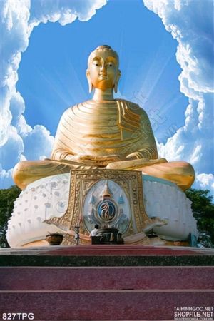 Tranh Phật in lịch treo tường độc đáo