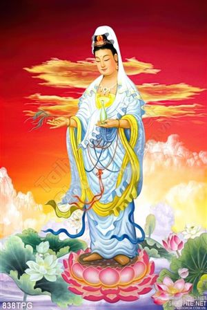 Tranh Phật Bà Quan Thế Âm