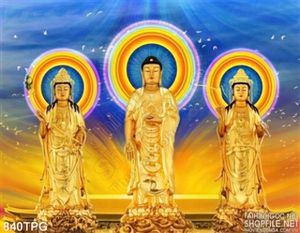 Tượng Phật in uv treo tường đẹp