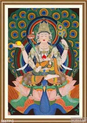 Tranh Phật nhiều tay