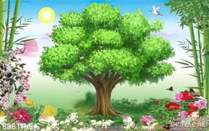 Tranh phong cảnh trang trí  Phật