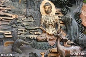 Tranh Phật điêu khắc trang trí tường