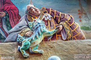 Tranh nghệ thuật điêu khắc tượng Phật