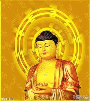 Tranh Phật Tổ in uv trang trí