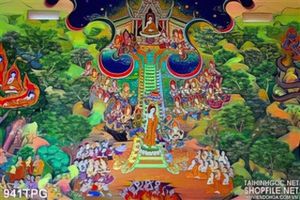 Tranh họa tiết treo tường hình Phật