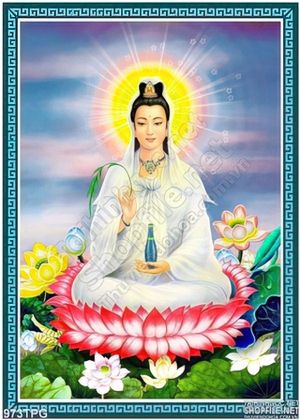Tranh Quan Âm Bồ Tát treo tường