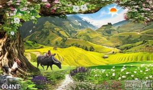 Tranh phong cảnh ruộng bậc thang Tây Bắc