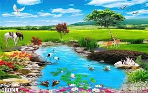 Tranh phong cảnh thiên nhiên rừng