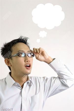 Tranh chàng trai trẻ mang kính