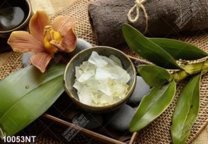 Tranh hoa và đá trang trí spa