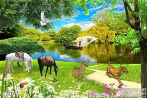 Tranh phong cảnh hữu tình đẹp nhất hiện nay