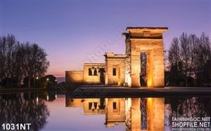 Tranh những ngôi nhà về đêm