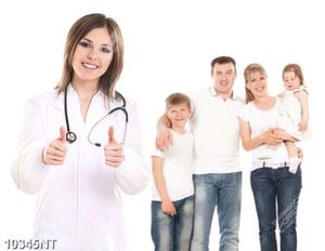 Tranh nữ bác sỹ trẻ 10345NT