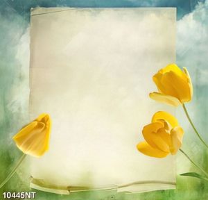 Tranh hoa tulip vàng 10445NT