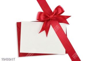 Tranh hộp quà thắt nơ đỏ 10460NT