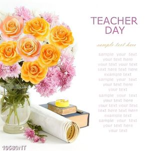 Tranh hoa hồng teacher day