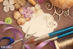 Tranh dụng cụ cắt vẽ thủ công
