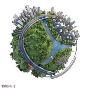 Tranh citi worl 10654NT