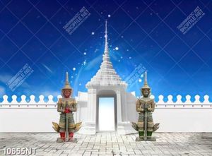 Tranh biểu tượng chùa phật ngọc Thái Lan