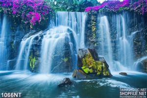 Tranh thác nước mộng mơ