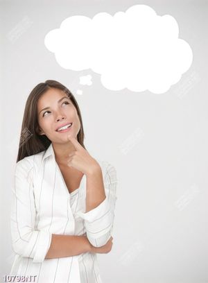 Tranh cô gái đang suy nghĩ